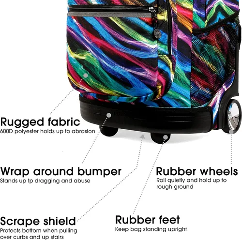 Miniatura 4 de J World New York Sunrise - Mochila con ruedas, Quantum), RBS-18 QUANTUM