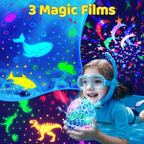 Miniatura 4 de Luces sensoriales para niños, máquina de sonido para niños, proyector de luz nocturna, juguetes sensoriales para niños con autismo, juguetes
