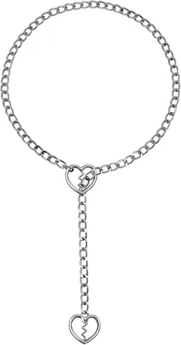 Miniatura 24 de Eigso Gargantilla gótica con cadena de corazón para mujer, gargantilla de cuero punk, collares Emo Grunge, collar para fiesta de los años 80