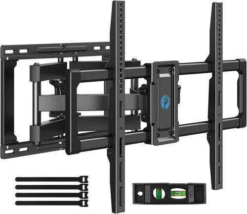 Miniatura 8 de Pipishell Soporte de pared para TV de movimiento completo para la mayoría de televisores planos y curvos de 26 a 60 pulgadas de hasta 77 libras