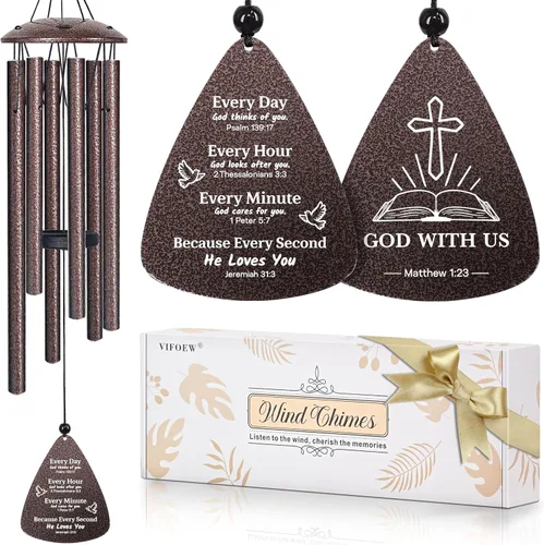 Miniatura 10 de Regalos para abuela, campanillas de viento de bronce de 32 pulgadas, regalos para abuela, el mejor regalo de cumpleaños o Navidad para abuela