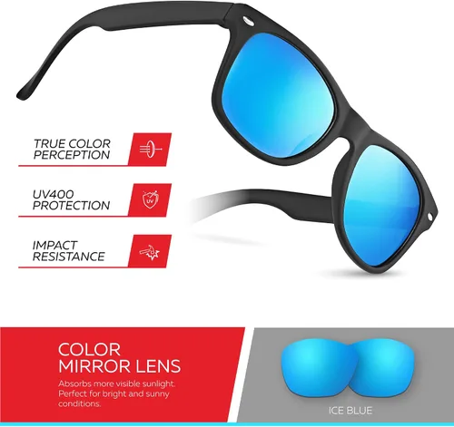 Miniatura 263 de Retro Rewind Lentes de sol para niños y niñas de 3 a 12 años, inastillables, UV400, lentes de sol para niños pequeños