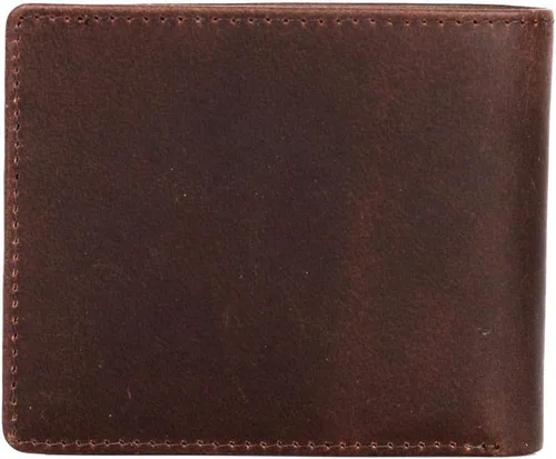 Miniatura 2 de Karla Hanson Cartera de cuero con bloqueo RFID para hombre, Marrón (Brown Wolf), Cartera Rfid