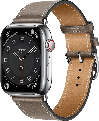 Miniatura 40 de LB1 - Correa de cuero para Apple Watch para mujeres y hombres, SE Ultra 2 de 1.575 in 1.732 in 1.811 in 1.654 in 1.772 in 1.614 in 1.496 in 1.929 in