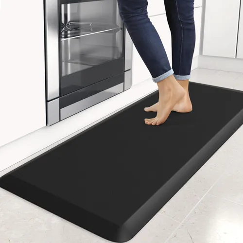 Miniatura 28 de StepRite Tapete de cocina antifatiga de 4/5 pulgadas de grosor, antideslizante, resistente a las manchas y al agua, tapete de escritorio para Azul