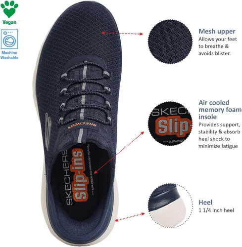 Miniatura 4 de Skechers Tenis de alta gama Summits para hombre con manos libres