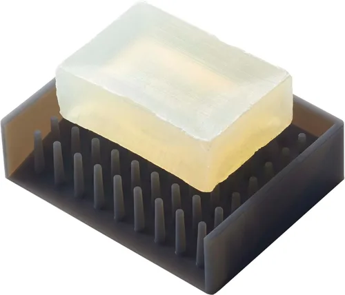 Miniatura 7 de YAMAZAKI home 2992 Bandeja de jabón autodrenante, plato flotante para fregadero, tamaño único, transparente