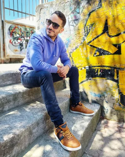 Miniatura 7 de ASTERO - Zapatos casuales para hombre vestido de moda antideslizante y bajo de piel sintética zapatos para caminar M