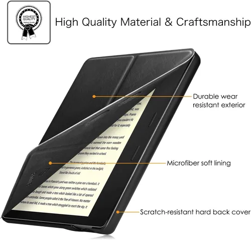 Miniatura 3 de Fintie Funda para Kindle Oasis de 7" (10ª/9ª generación, versión 2019/2017) - Funda de soporte de ajuste delgado compatible con lectura manos libres