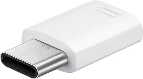 Samsung Adaptador Micro USB a USB-C - Blanco - EE-GN930BWEGUS