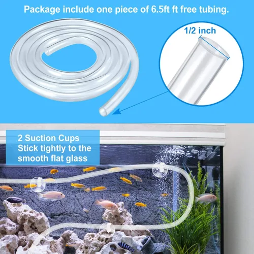 Miniatura 2 de CWKJ Bomba de fuente, 550 GPH (40 W 2200 L/H) Bomba de agua sumergible, bomba de agua duradera para fuente al aire libre con tubo de 6.5 pies