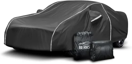 Miniatura 12 de Funda impermeable para automóvil compatible con Volkswagen New Beetle 1998-2024 para todo tipo de clima, 6 capas, cubierta completa para automóvil