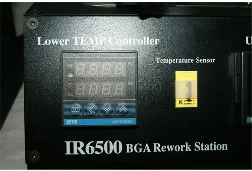 Miniatura 5 de Estación de retrabajo infrarroja de BGA, 1250W IR6500 Máquina de soldadura infrarroja de aire caliente SMD Soldadura Reballing Soldador de estación