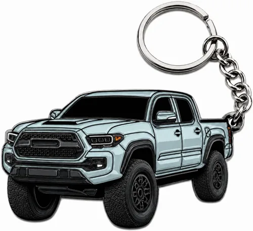 Miniatura 10 de Llavero Tacoma – Accesorios Tacoma 2016-2022 mods 2023 2024 Cool Key Chain Fob Cover 3ª generación Toy Truck