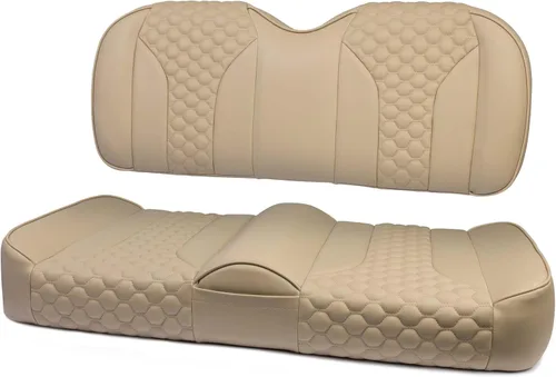 MODZ® FS2 Asiento delantero personalizado para carrito de golf para Club Car Precedent/Onward/Tempo - [2004 en adelante] - Base color caqui - Patrón