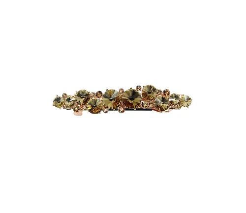 Miniatura 5 de Faship AB Premium Rhinestone Crystal Floral Pequeño Pasador De Pelo Clip