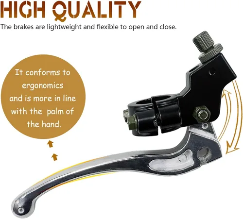 Miniatura 4 de 2 pces Manija de freno izquierda palanca de embrague bicicleta para Coleman CT200U Trail 200 CC100X CT100U mini bicicleta 98cc 196cc 5.5hp 6.5hp