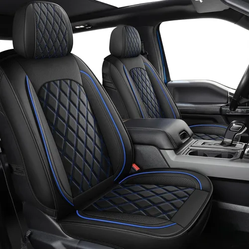 Miniatura 11 de MIROZO - Juego completo de fundas para asientos de Dodge Ram, 5 piezas, fundas para asientos de auto impermeables, compatibles con Ram 2009-2025