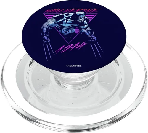 Miniatura 8 de Marvel X-Men Wolverine Neon Retro Logan - PopSockets Grip and Stand for Phones and Tablets