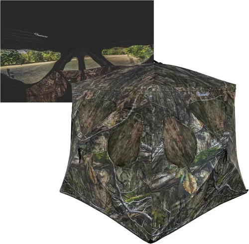 Miniatura 7 de Ameristep Silent Brickhouse Wide Bottom / FIRE Retardant / 75X75X66 Footprint / 80" Shooting Width/MO Country DNA XL