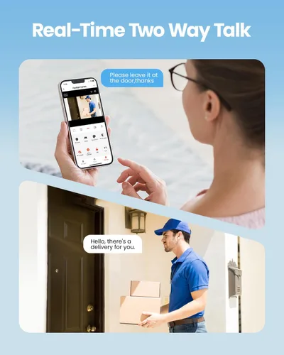Miniatura 6 de Olafus Cámara de seguridad con reflector exterior – Cámara de seguridad 2K QHD con luces de inundación activadas por movimiento, zonas de detección
