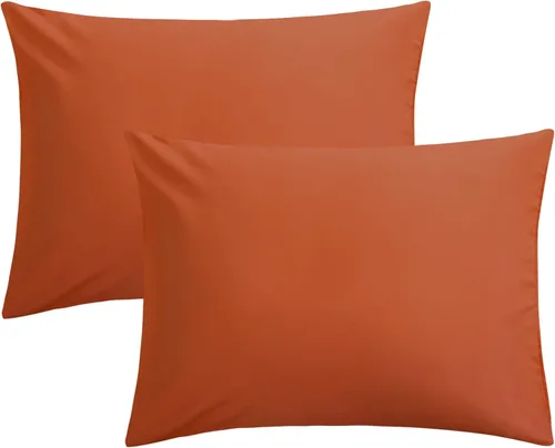 Miniatura 26 de FLXXIE Juego de 2 fundas de almohada de microfibra tamaño Queen, fundas de almohada suaves con cierre de sobre, fundas de almohada resistentes a