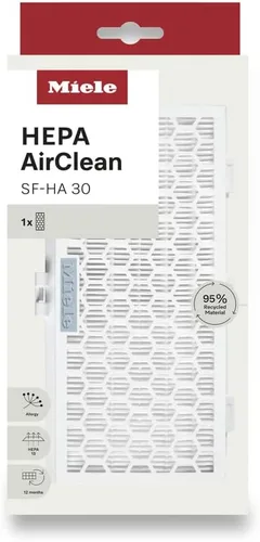 Miele Filtro HEPA AirClean 30 original con filtro TimeStrip para aspiradoras Miele - 9616270