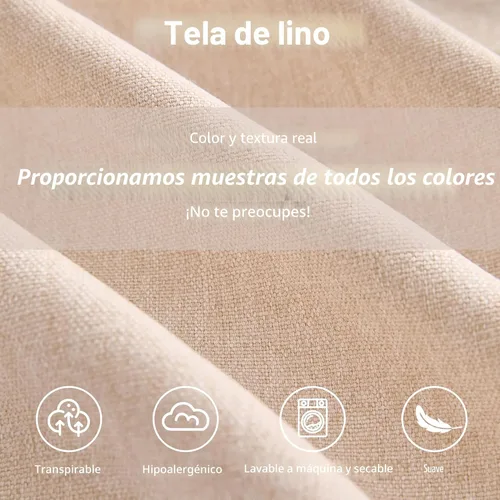Miniatura 6 de GOSUHI - Sofá en forma de U de 108", sofá seccional modular, sofá de nube de 3 plazas con otomana móvil, sofás de asiento profundo para sala de Beige