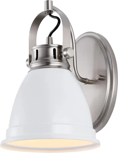 Miniatura 7 de JONATHAN Y JYL1116B Phineas - Bombillas LED de hierro bohemio de 25.5 pulgadas con 3 luces LED de vanidad costeras transicionales 2700K 40W