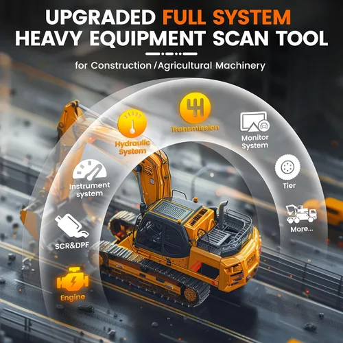 Miniatura 3 de ANCEL HD3600 Herramienta de diagnóstico para equipos pesados con regeneración D-P-F, escáner completo de camiones de alta resistencia, escáner