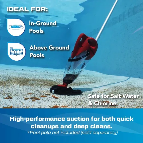Miniatura 2 de POOL BLASTER Pulse XL 350 - Aspiradora de piscina enterrada y sobre el suelo – Aspiradora inalámbrica sin manguera de ingeniería estadounidense