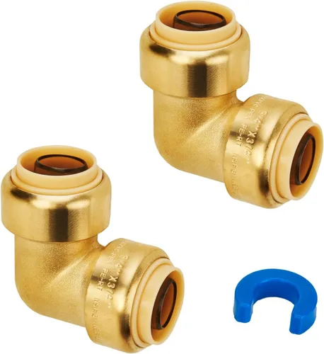 Miniatura 7 de SUNGATOR Acoplamiento de 1/2 pulgada, accesorios Pex a presión de 1/2 pulgada, acoplamiento recto de 1/2", accesorios de latón sin plomo
