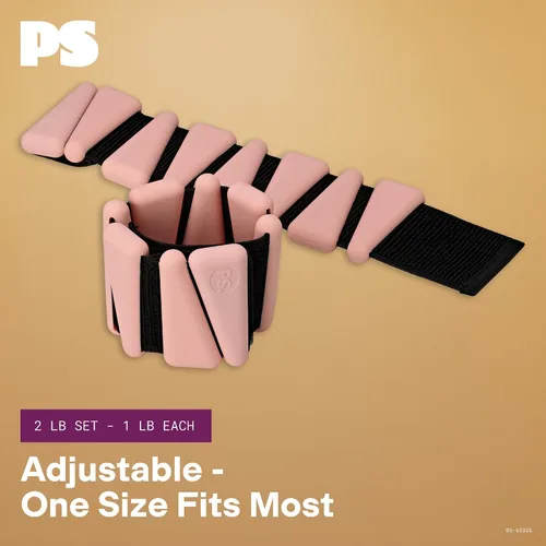 Miniatura 5 de POPSUGAR Soft Wrist and Ankle Weights, Wearable Weights, Strengthens, Tones & Sculpts, Adjustable Ankle Weights for Work from Home Fitness, Gym