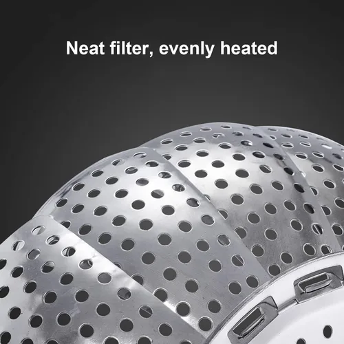 Miniatura 3 de Cesta de vapor, cesta de vapor expandible para verduras, acero inoxidable, estante de vapor para olla, alimentos vegetarianos para cocinar al vapor