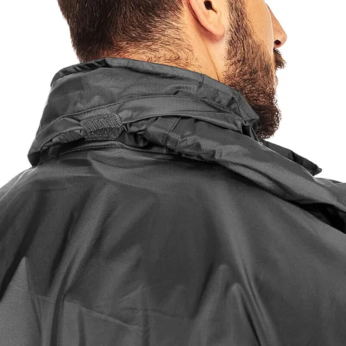 Miniatura 96 de 33,000ft - Chaqueta de lluvia impermeable y plegable para hombre, ligera, con capucha, cortavientos ideal para golf o ciclismo