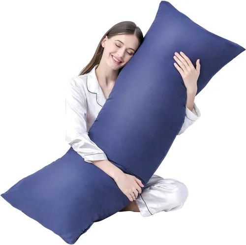 Miniatura 17 de DOWNCOOL Relleno de Almohada Grande para el Cuerpo - Almohada Transpirable de Cuerpo Completo para Personas que Duermen de Lado - Almohada de Cama