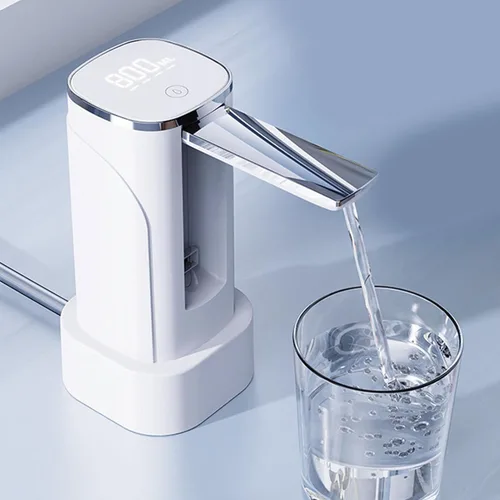 Miniatura 7 de Bomba de agua, dispensador de agua plegable, dispensador de cubo de agua de bombeo rápido, bomba de botella de agua con cable de carga USB para agua
