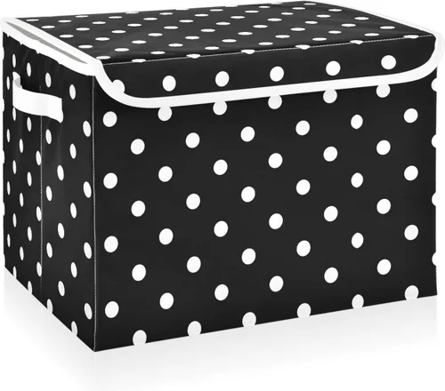 Miniatura 18 de CaTaKu Contenedores grandes de tela con tapas, cajas de almacenamiento de bastones de caramelo de Navidad con asas para organizar la ropa, cubos