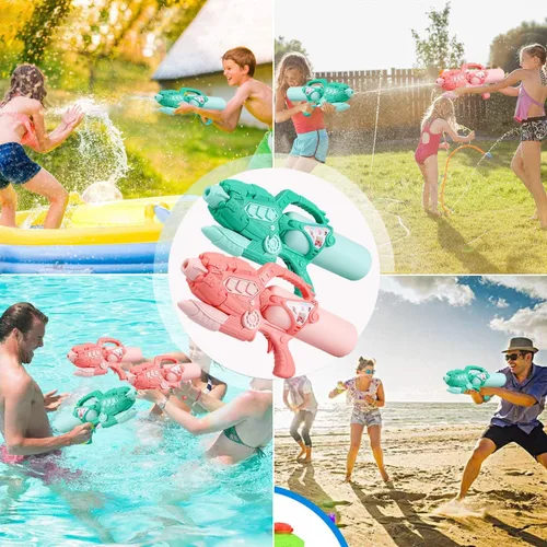 Miniatura 7 de Super Pistolas de agua para adultos y adolescentes Pistola de chorro de agua grande de 1200 cc Adultos Super Soaker de largo alcance Pistolas