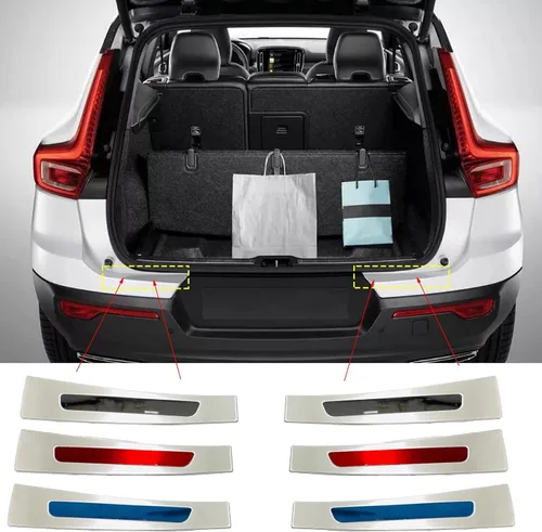 Miniatura 3 de Accesorios de protección de parachoques trasero de automóvil, para Volvo XC40 2018 2019 2020 2021 2022 2023 2024, piezas de automóvil de acero