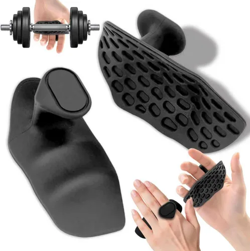 Guantes de gimnasio sin dedos para hombres y mujeres, guantes de entrenamiento antideslizantes de goma con absorción de sudor, protección duradera