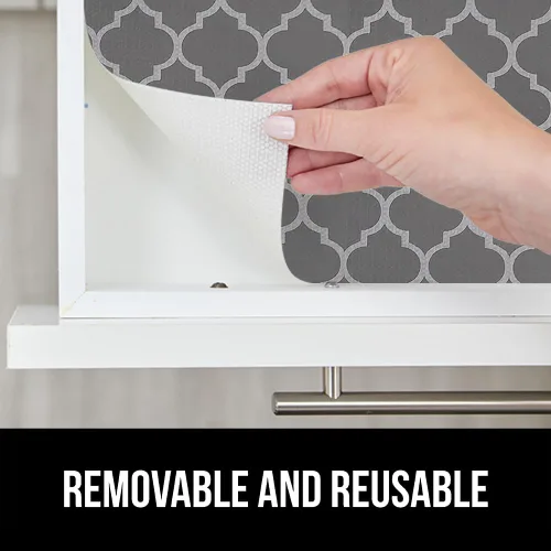 Miniatura 6 de GORILLA GRIP DripGuard - Forro para estantes, protector no adhesivo para cajones y gabinetes de cocina, de plástico con superficie lisa sin BPA