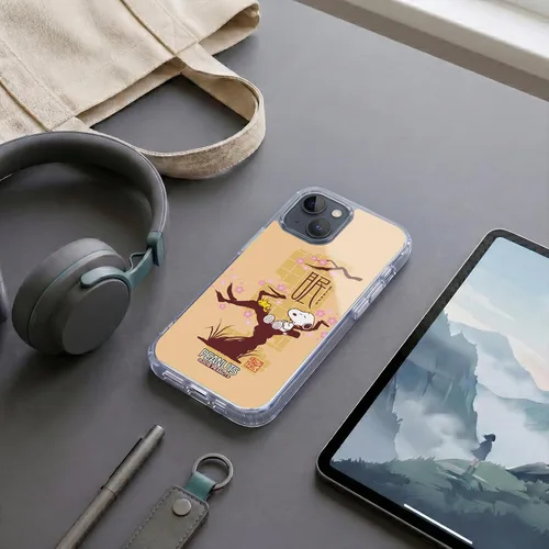 Miniatura 468 de Carcasa de gel para iPhone 7 Plus/iPhone 8 Plus, diseño de Snoopy Oriental de Peanuts, Badges