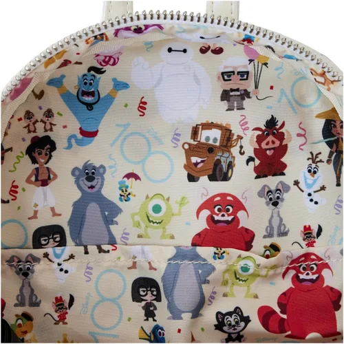 Miniatura 6 de Loungefly Disney 100 Celebration Cake Mini Mochila Mochilas Disney, Blanco, Moderno