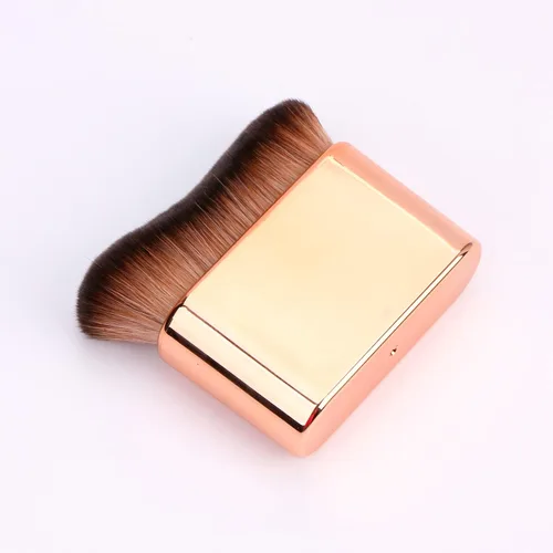 Miniatura 6 de Yoseng Cepillo autobronceador – Cepillo Kabuki de oro rosa para cuerpo, cara y manos, vegano, aplicación sin rayas, multiusos para autobronceador