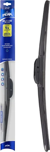 Miniatura 8 de PEAK Silicone Plus - Escobilla para parabrisas híbrida todo clima de 13 pulgadas, escobilla de parabrisas frontal premium de reemplazo con conector