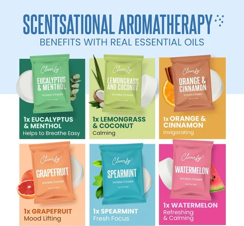 Miniatura 4 de Cleverfy Shower Steamers - Aromaterapia - Regalos de cumpleaños para mujeres, mamá, esposa, abuela, ella, mejor amiga, hija, hermana, adolescentes