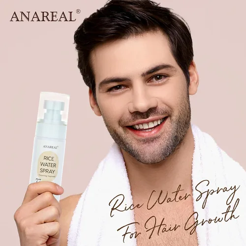 Miniatura 7 de Spray de aceite para el crecimiento del cabello: agua de arroz fermentada con biotina y aceite de ricino para engrosamiento diario del cabello