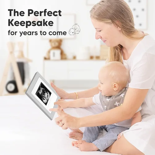Miniatura 8 de KeaBabies Portarretratos de ecografía para bebé, modernos marcos de fotos de ultrasonido para mamá, regalos de primer embarazo para futura mamá
