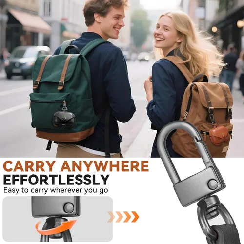 Miniatura 6 de Funda de piel para Airpods Pro 2, funda para AirPods Pro con llavero y kit de limpiador para Apple Airpods Pro de 2ª/1ª generación (2023/2022/2019)